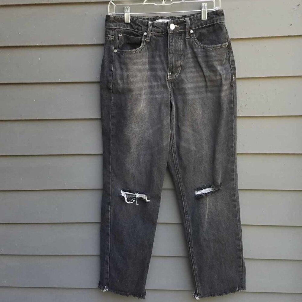 BP Black High Rise Distressed Jeans size 29